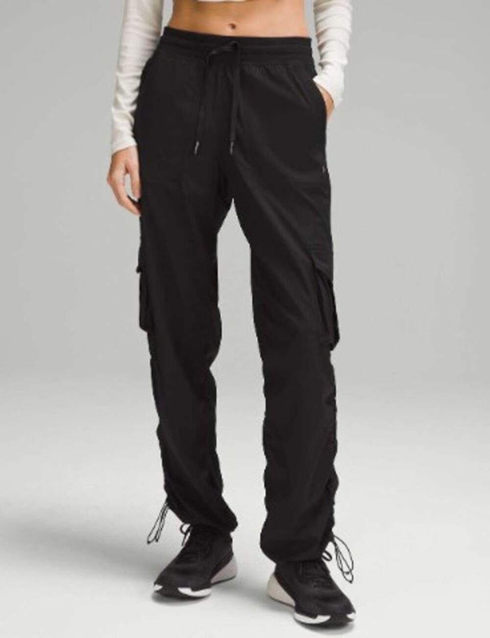 Lululemon Dance Studio Relaxed-Fit Mid-Rise Cargo Pant Black XS